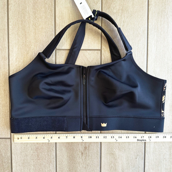 Shefit Womens Flex Sports Bra 5 Luxe Adjustable Front Zip Medium Impact Wirefree - Picture 1 of 5